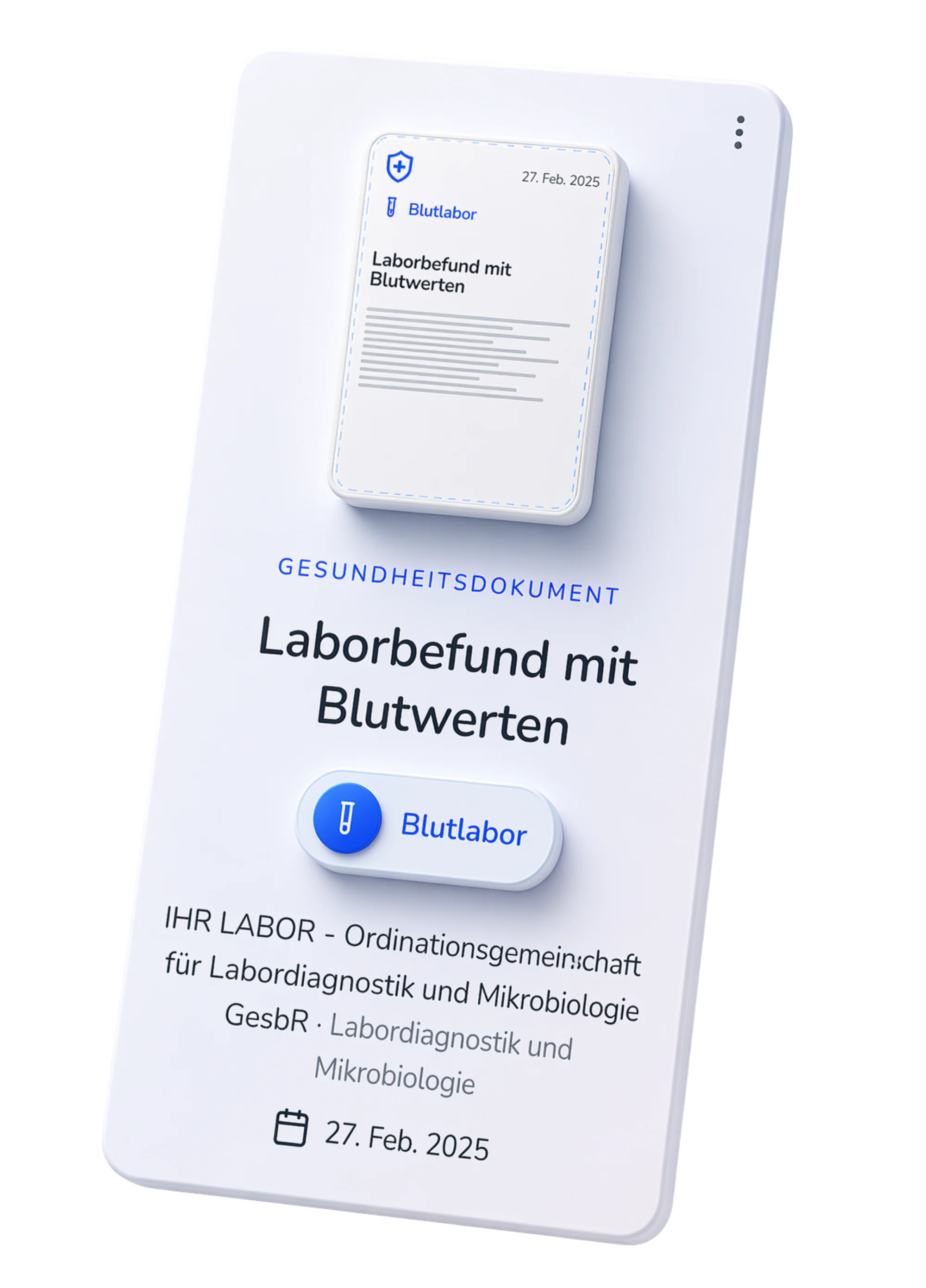 BodyWision health analysis with prioritized health topics